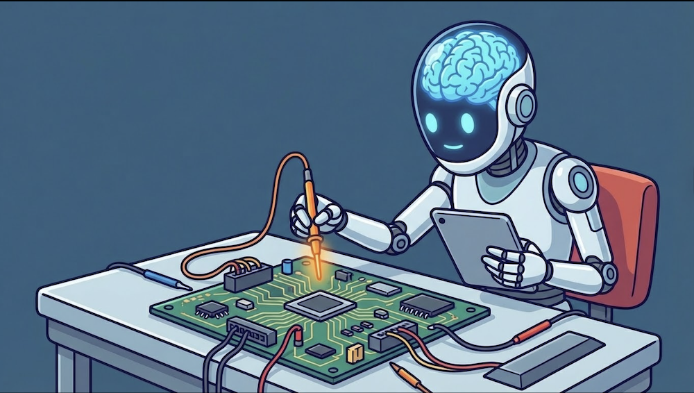 AI agent at the debug probe