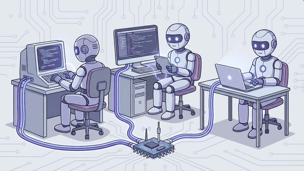 Multiple agents, one protocol